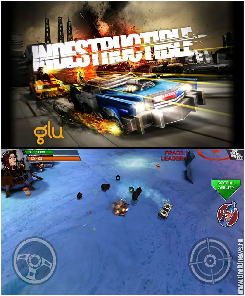 Indestructible: сумасшедшие мультипользовательские гонки для Android