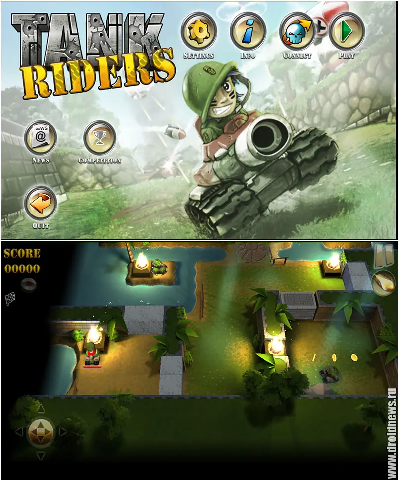 Tank Riders - очередная аркада с участием боевой техники
