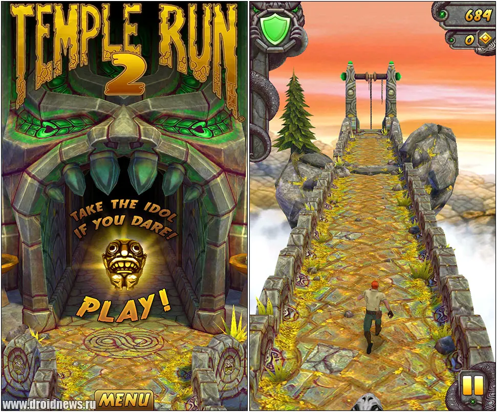 Temple Run 2 - убегаем из храма, вторая попытка