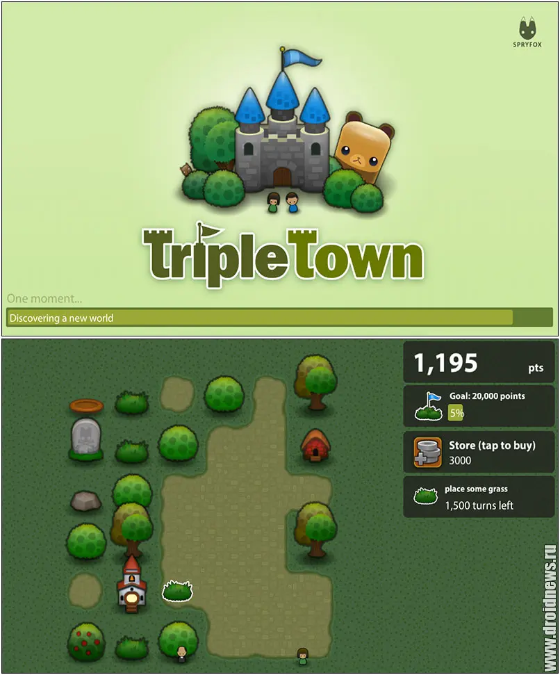 Triple Town - строим логичную деревню