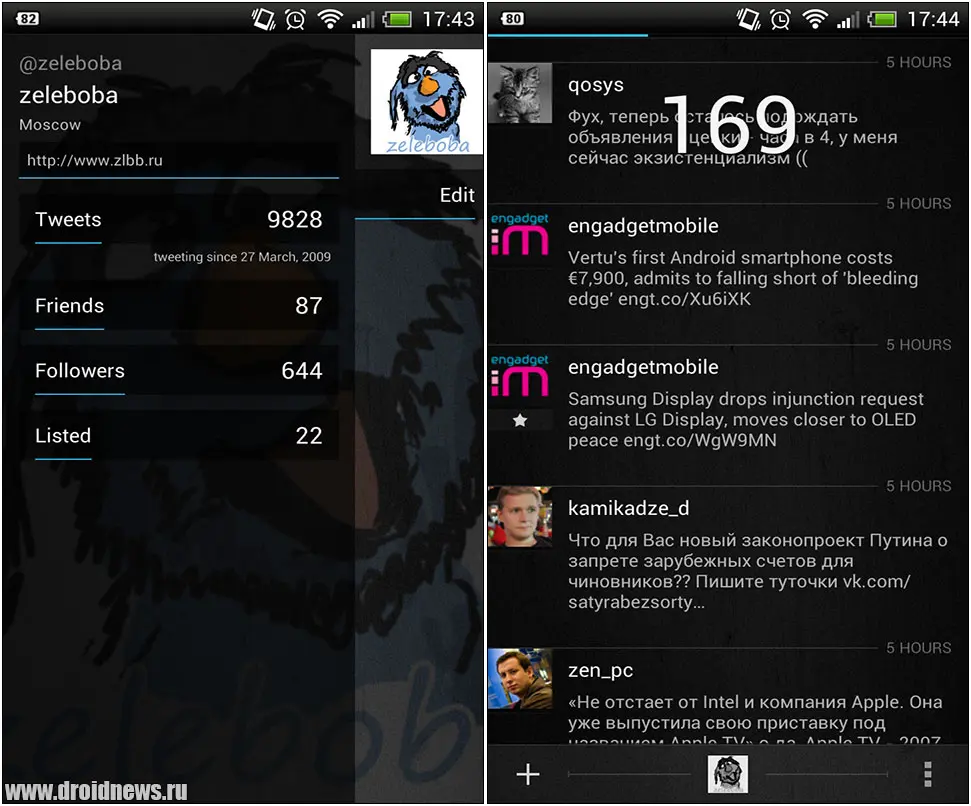 Carbon for Twitter