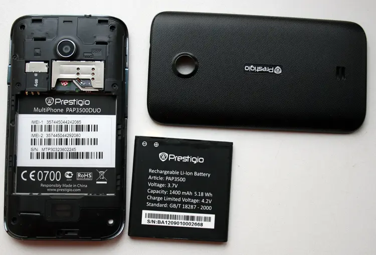 Prestigio MultiPhone 3500 Duo