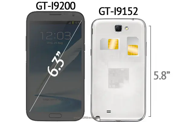 Samsung готовят Galaxy Mega с 5,8 и 6,3 дюймами