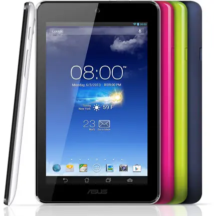 ASUS представляет планшеты MeMO Pad HD 7 и MeMO Pad FHD 10