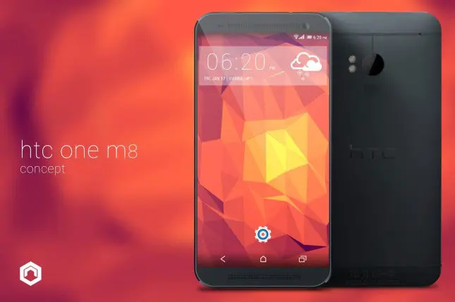 HTC M8: утекшие обои и кнопки управления